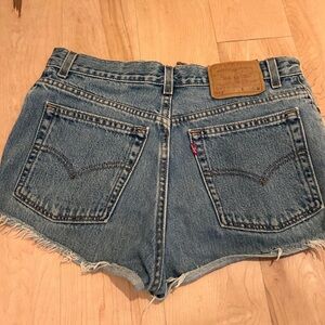 Levi's Classic Blue Jean Shorts